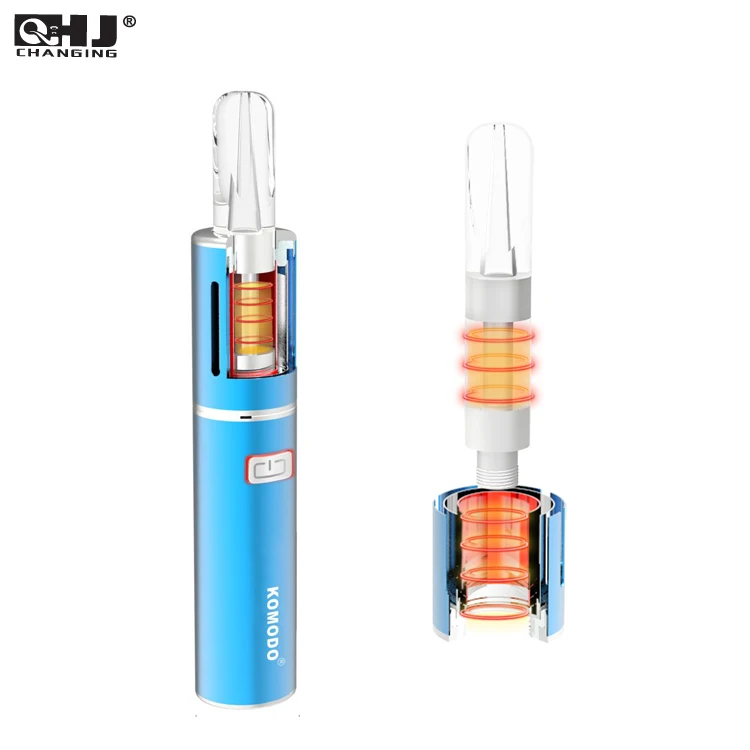 China Factory Wholesale E-Cigarette 900mAh Battery Thick Oil Vape Cartridge Kit Komodo HTD OEM LOGO