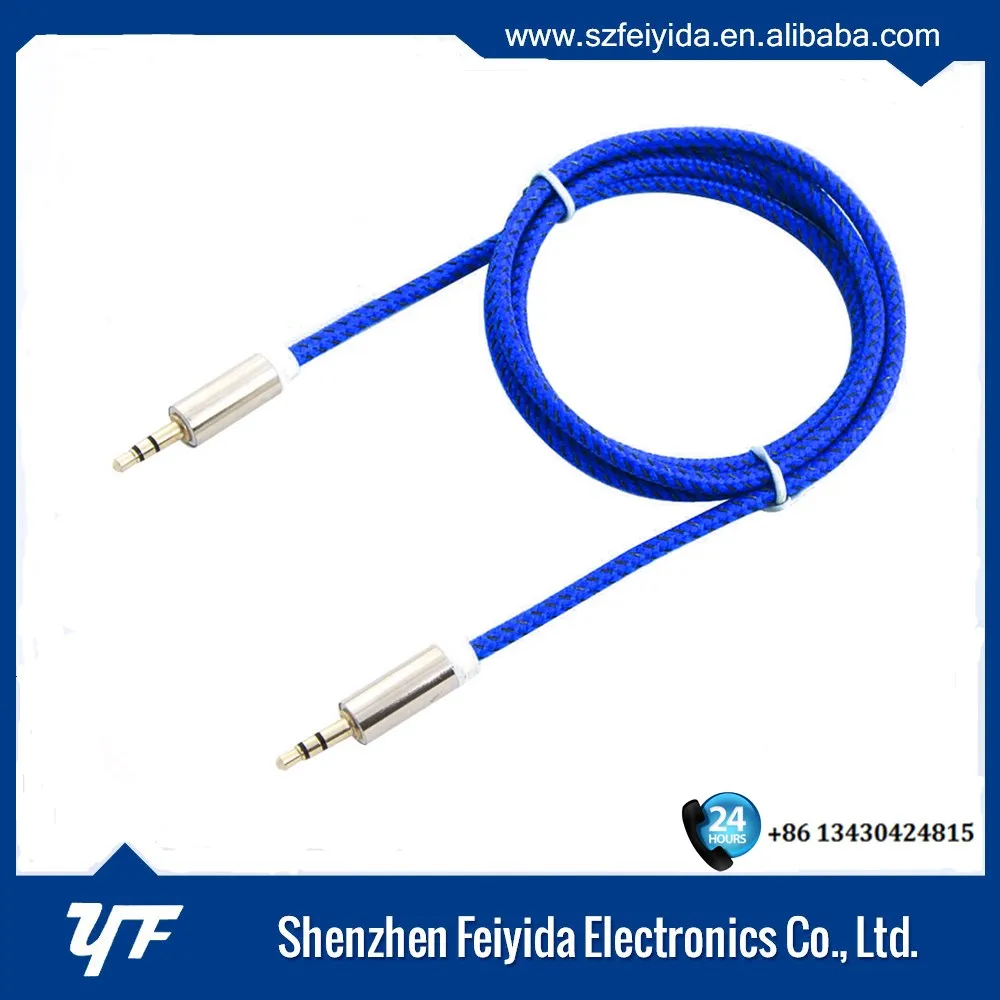 Цена завода 3.5 мм стерео аудио splitter кабель aux