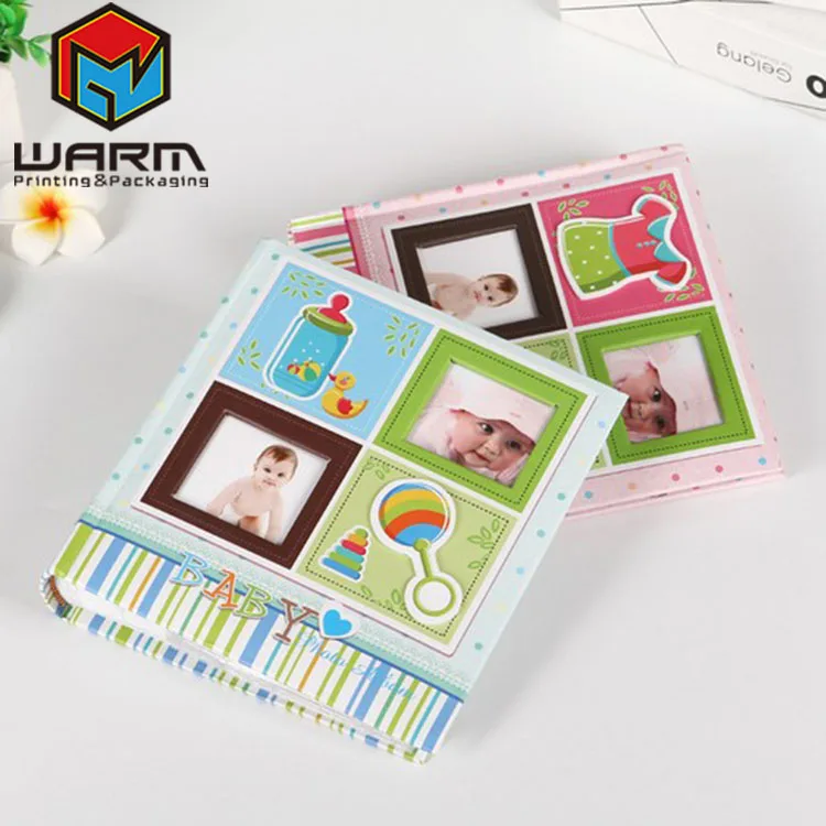 First Year Baby Memory Book Journal Shower Gift Photos & milestones Five Year Scrapbook & Picture Album for boy & Girl