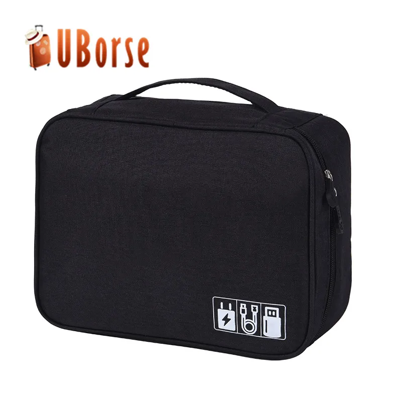 
New multi-function travel digital storage organizer bag for data cable hard disk power bank 