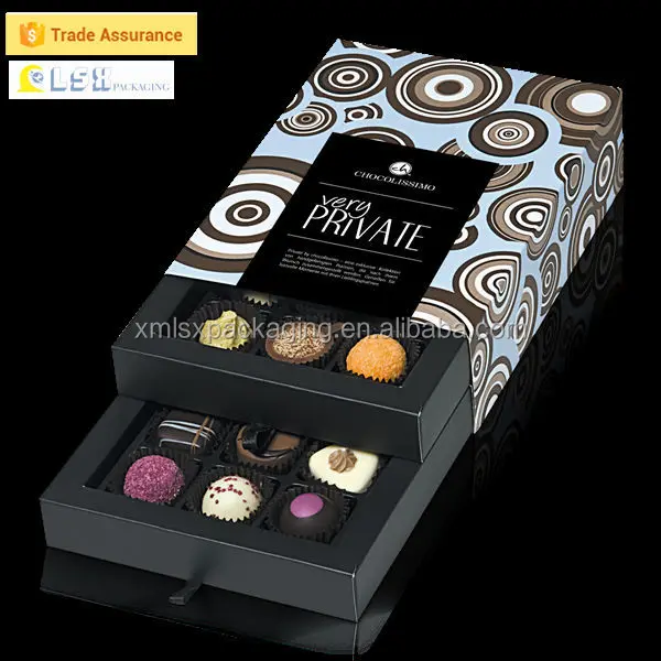 Small new design paper chocolate box for wedding