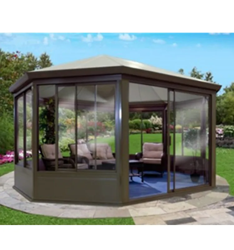 Садовые солнечные комнаты свободная подставка летний домик садовый деревянный солнцезащитный с жалюзи для солнечных комнат