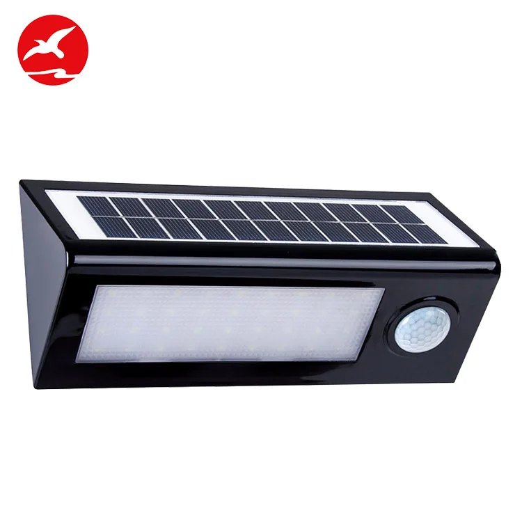 4w solar street light high luminous flux motion sensor ip65 waterproof outdoor led wall light