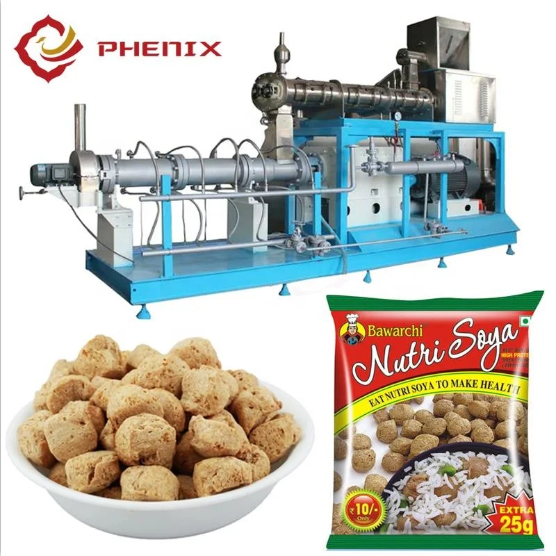 Soya Bean Protein Nuggets Food Process Machine from Phenix Machinery