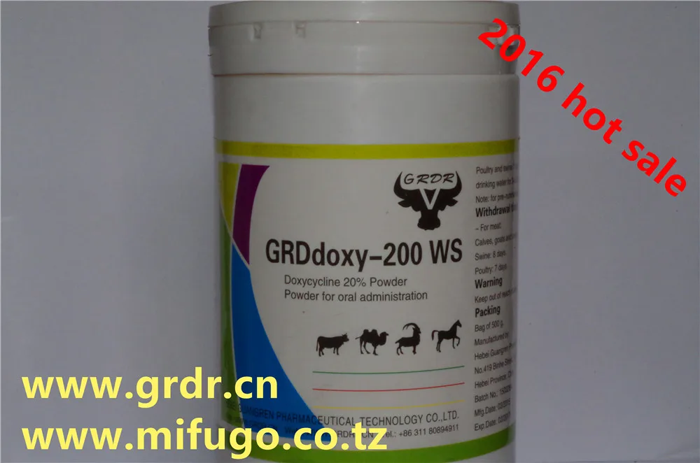 
GMP Factory Supply Doxycycline Hyclate powder Raw Material 99% Animal Pharmaceuticals Doxycycline 