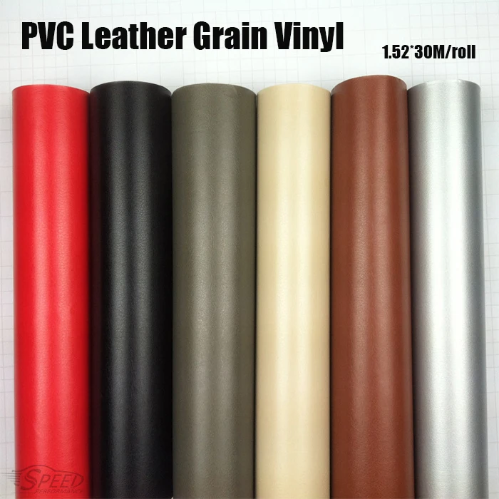 wholesale self-adhesive automotive interior leather car wrap vinyl