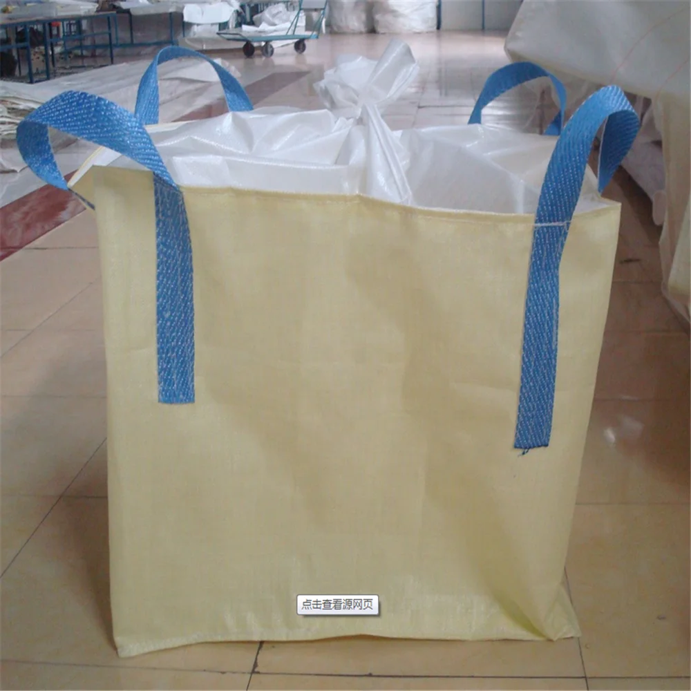 
1500kg top skirt anti-uv Agriculture use plastic super sacks with 100% virgin rawmaterial 
