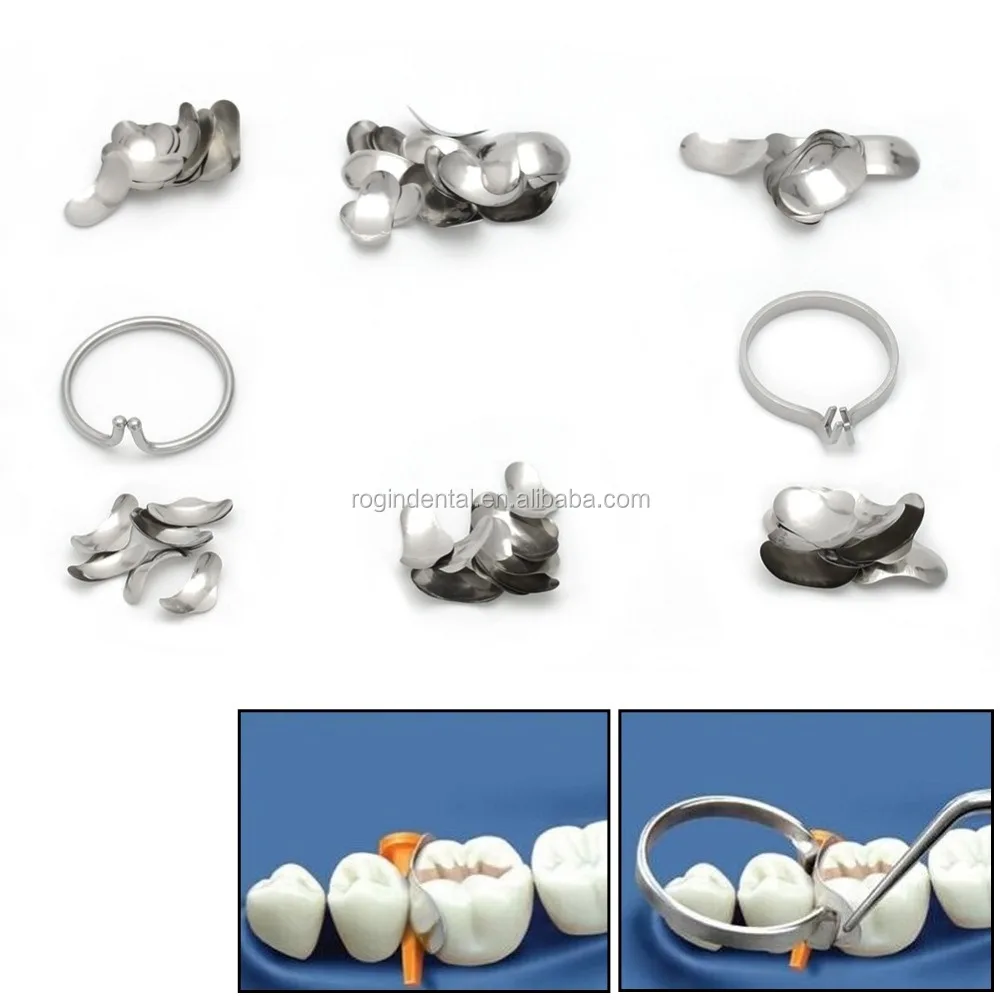 
Stainless Steel Matrices Dental Kit for Orthodontic Dental Laboratory and Dentist 
