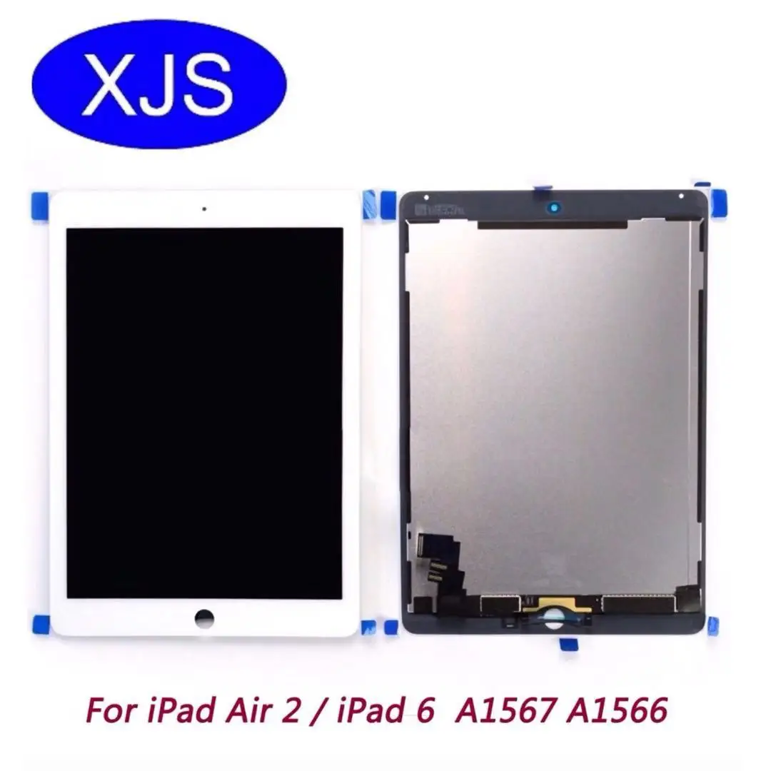  Новый бренд 100% для ipad air 2 lcd дигитайзер экран сенсорный дисплей хорошая цена запчасть iPad air2 iPad6 A1567 A1566