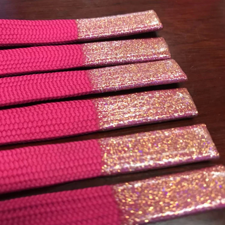 Customized design silicone  printed drawcord for fashion clothing