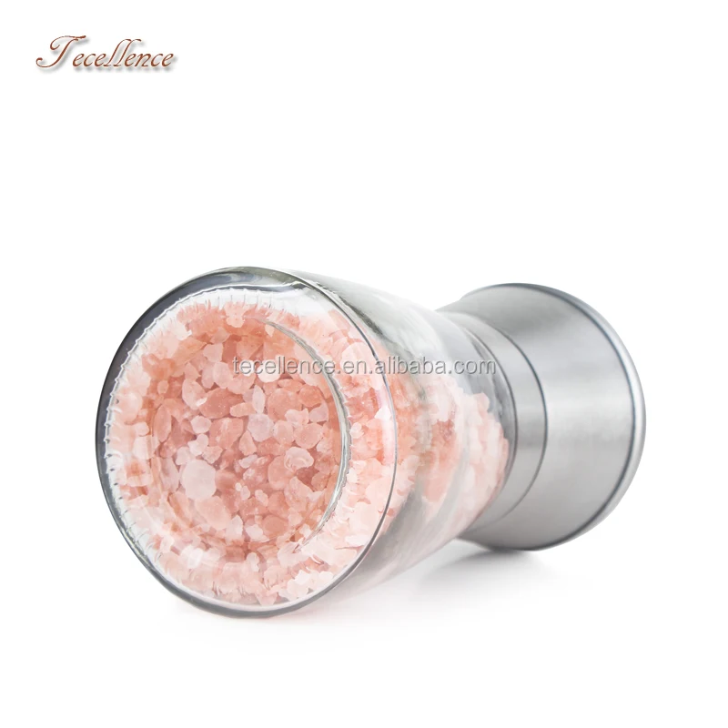 Wholesale Kitchen Tools Manual Grinder Spice Black Pepper Mill Glass Sea Salt Grinder