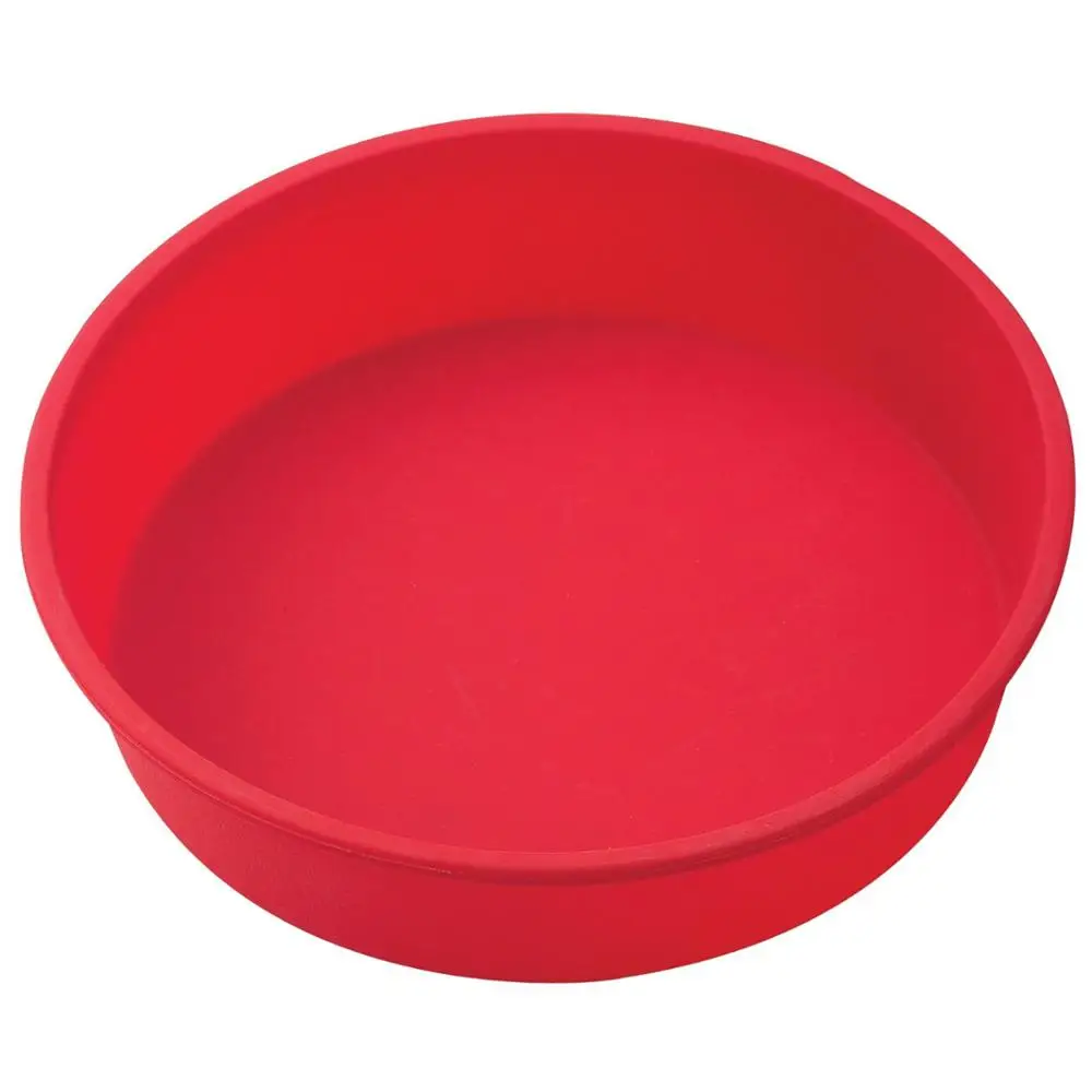 Round silicone cake mould tools stencils supplies baking molds tray accessories