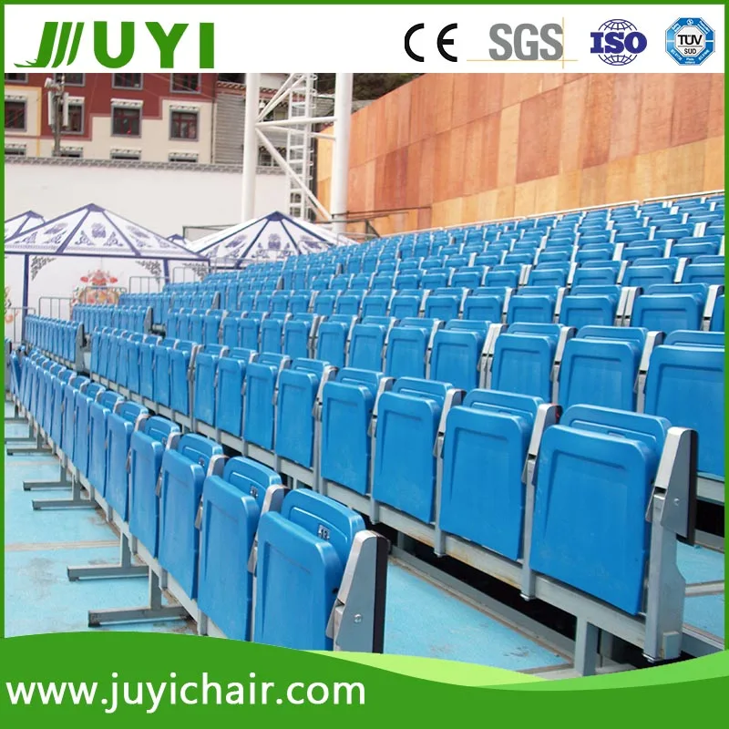 JY-716 Manufactory Used Outdoor Hockey Telescopic Theater seating Retractable Auditorium Seat Bleacher Chairs