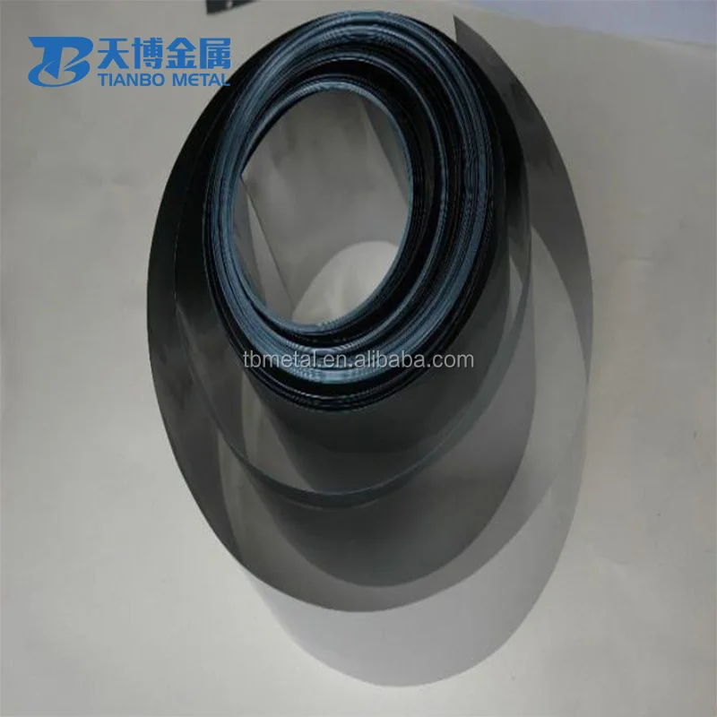 
High quality ASTM B760 99.95% tungsten shredded scrap foil 0.1mm W1 in stock manufacturer baoji tianbo metal company 