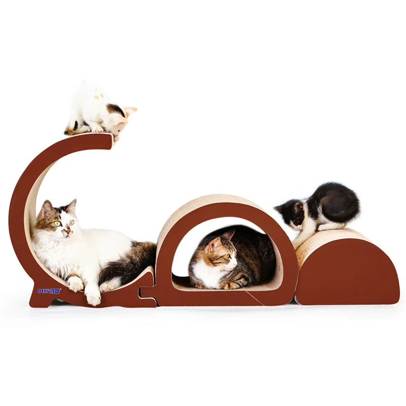 Combination Cat Scratcher Corrugated Cat Furniture Cat Bed