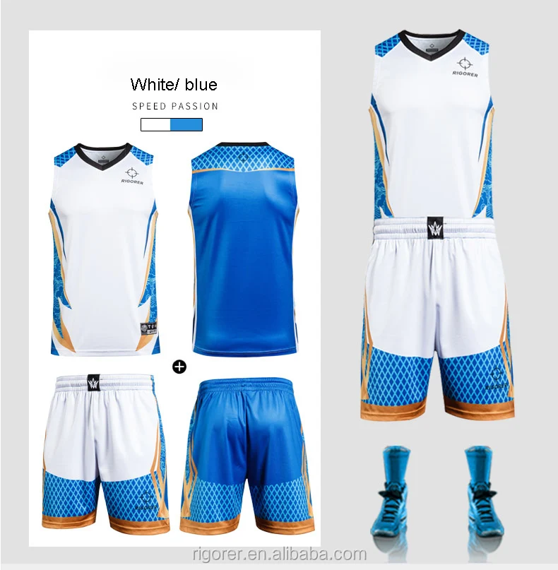 Ncaa kentucky sublimation sport top level reversible basketball jersey set for men&youth v-neck