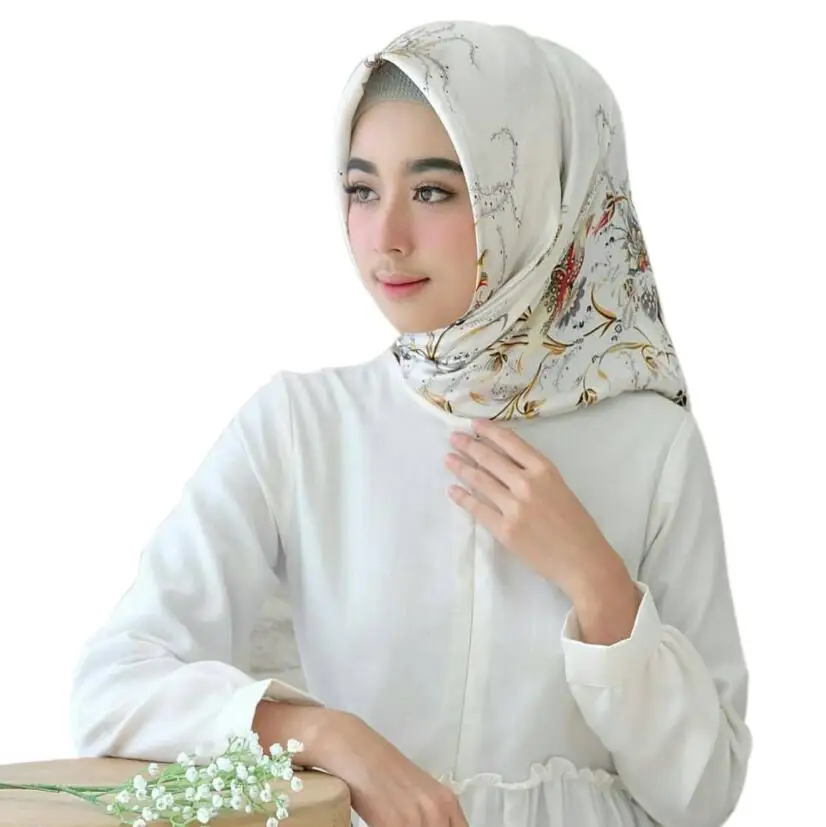 New Design Polyester Hijab Woman Wholesale Price Muslim Printing Headscarf