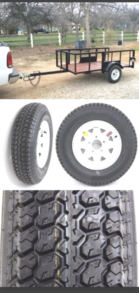 China Wanda 205 75 15 airless trailer tires
