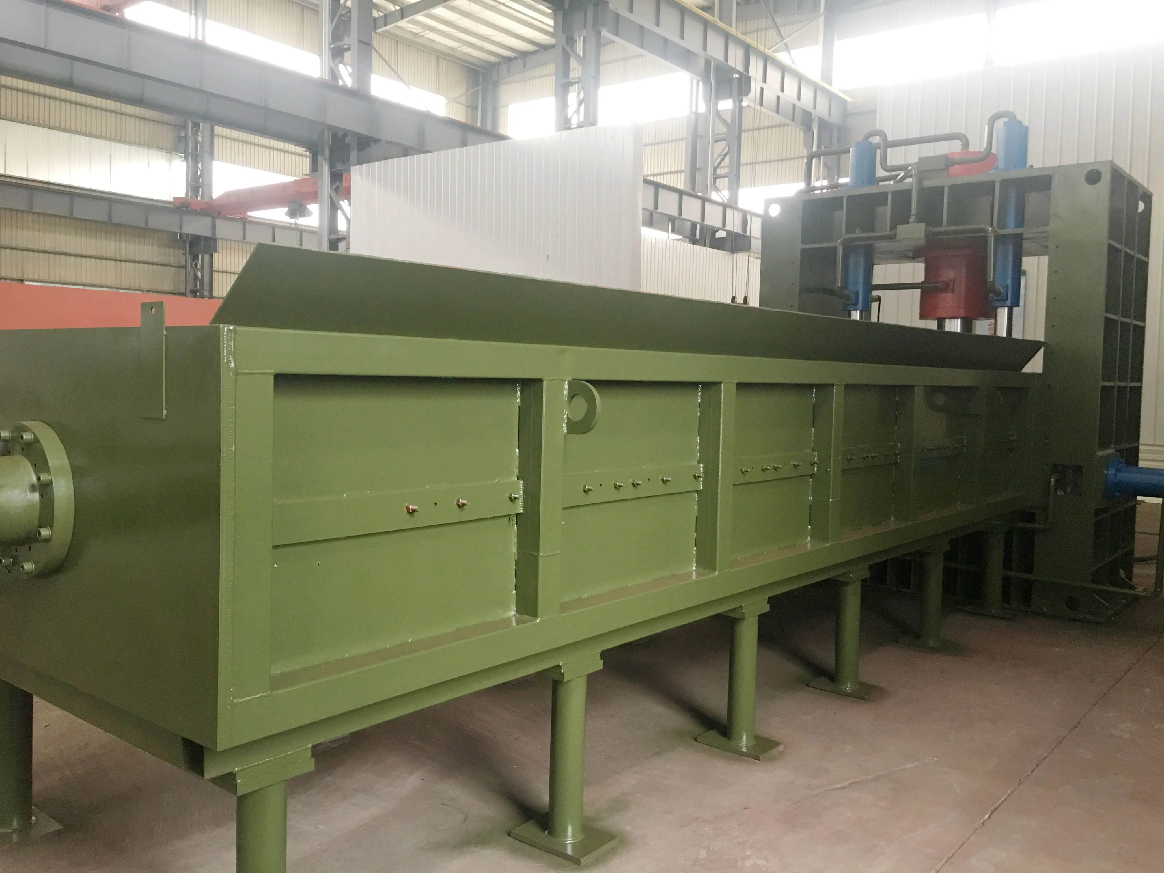 
Q91Y-630W steel scrap light duty hydraulic gantry shear machine 