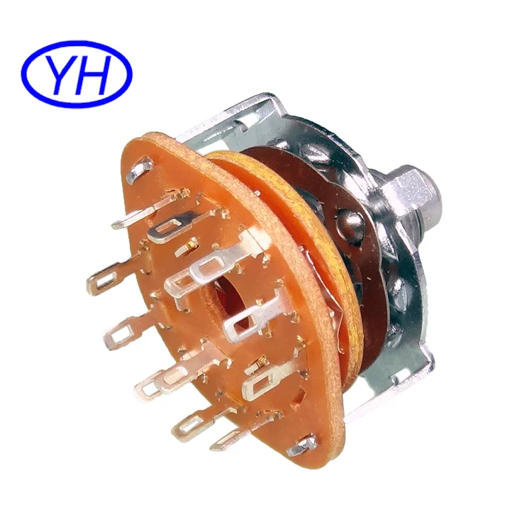 Индивидуальные 25 мм возвратной пружиной 6 положение поворотного переключателя для бытовой техники