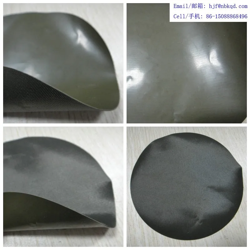 One Side Rubber Coated Textiles 210D Nylon