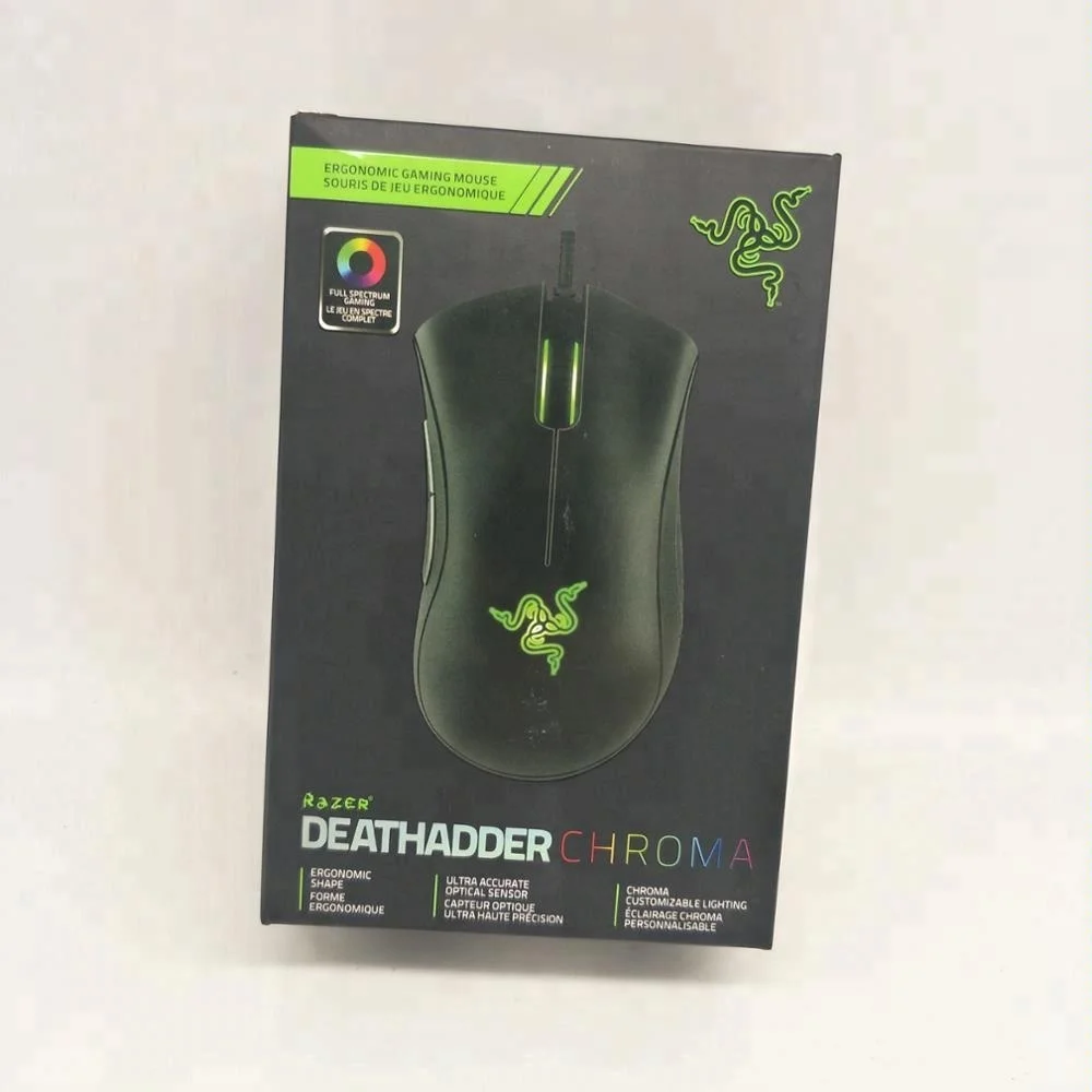 Razer deathadder chroma gaming mouse 10000 dpi sensor