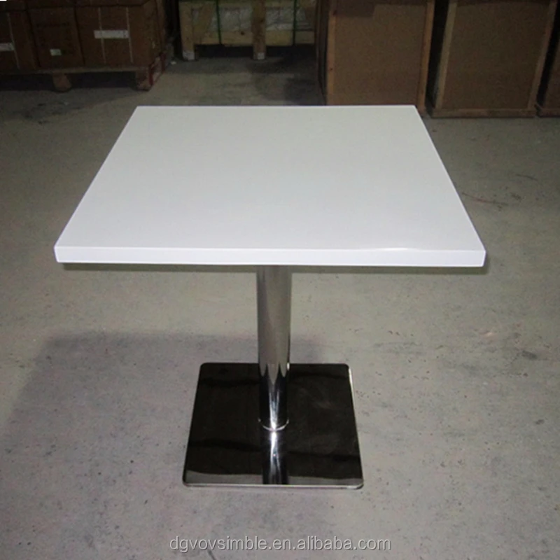 acrylic solid surface restaurant coffee table and chairs