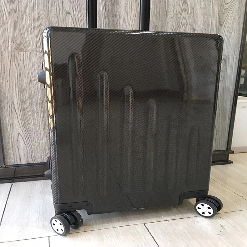 lightweight durable high quality real carbon fiber travel suitcase