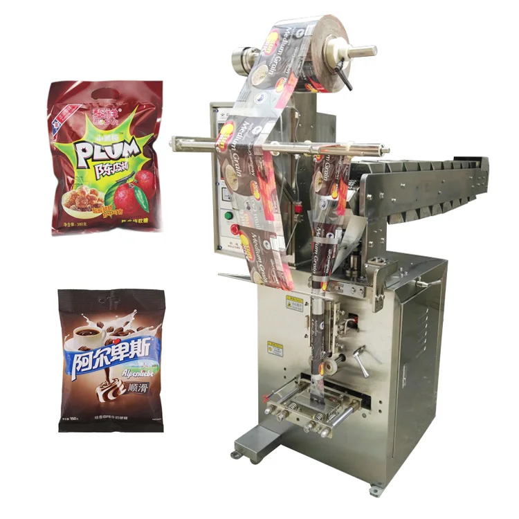 Automatic Snack Food Sunflower Seed Peanut Plastic Bag Packaging Sealing Bean Packing Machine With date Printing
