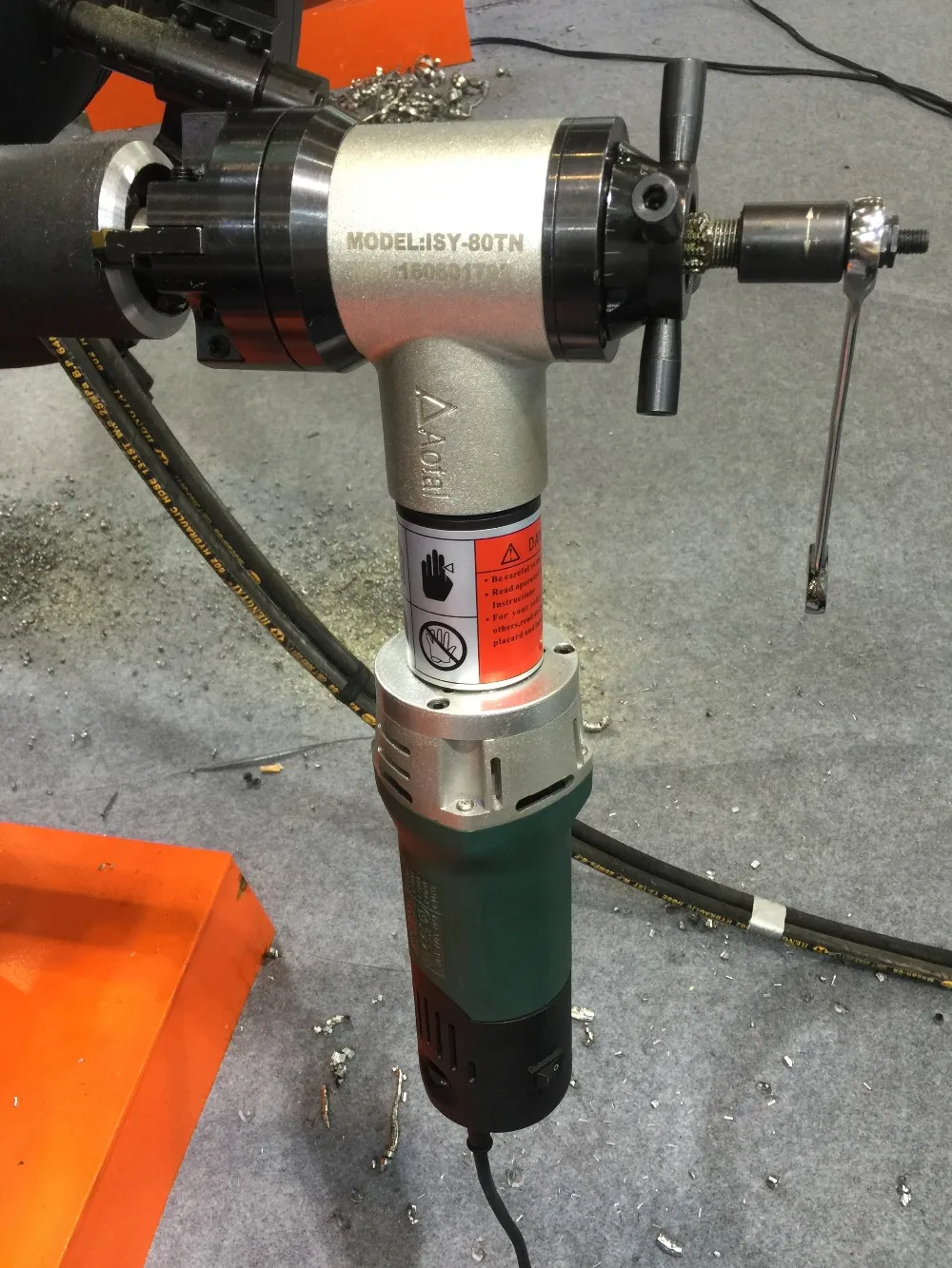 AOTAI ISY-28T Zhejiang Shanghai Electric Small Light Weight 220V portable inner-mounted cold pipe cutting beveling tool machine