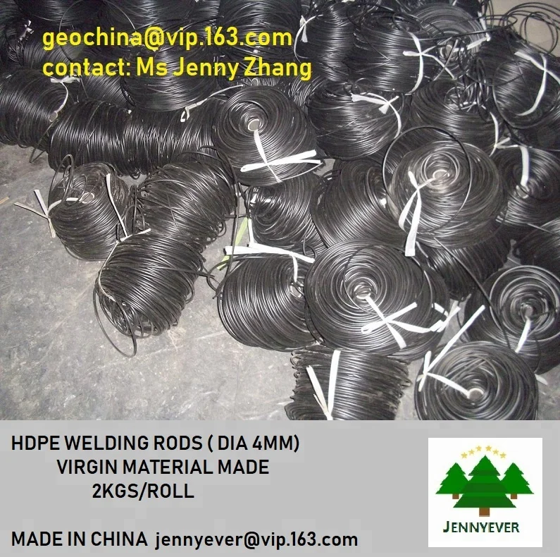 colorful virgin polyethylene (PE) made welding rod
