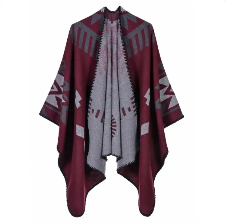 Женский шарф из пашмины, шаль, новый дизайн, шаль из пашмины с вышивкой, ацтекская шаль