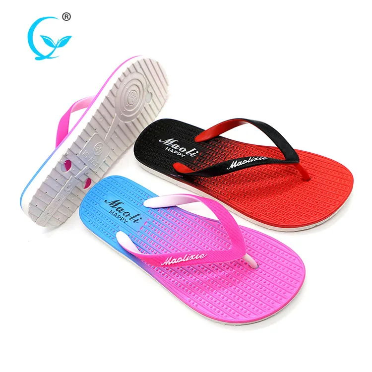 Low price ladies sandal chappa girls fashionable plastic slipper