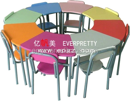 9 Kids Double Desk & Chair, Table for Kids