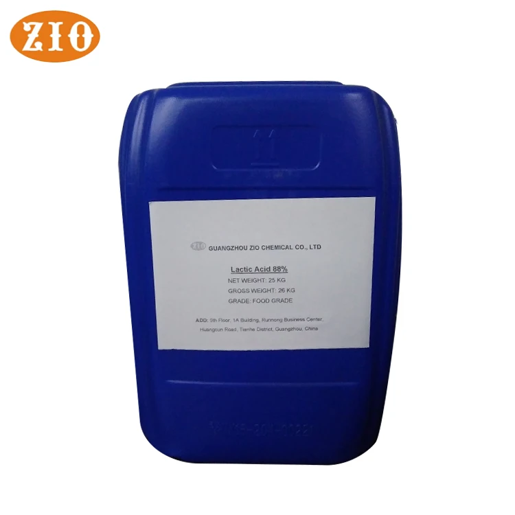 
Factory price bulk lactic acid 88% food grade, poly-l-lactic acid 