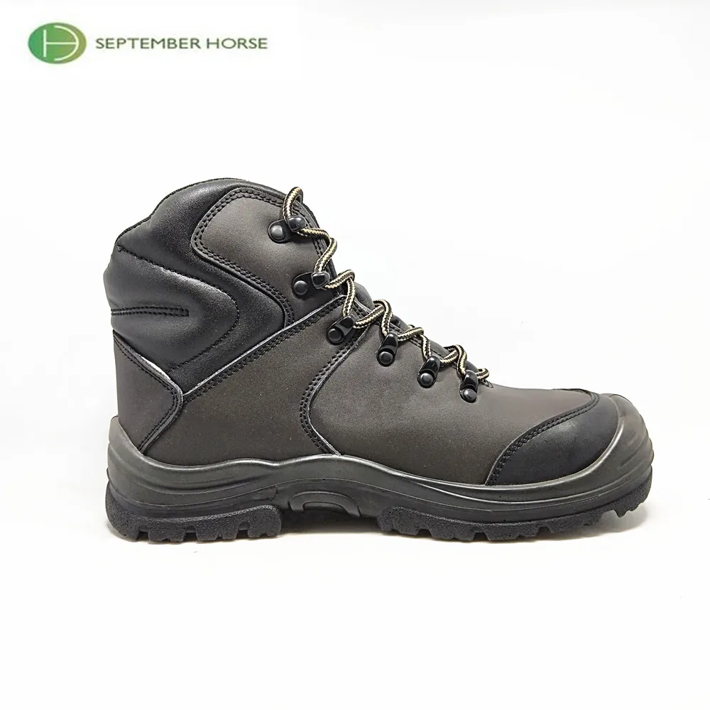 Industrial ankle safety protective work boots for men