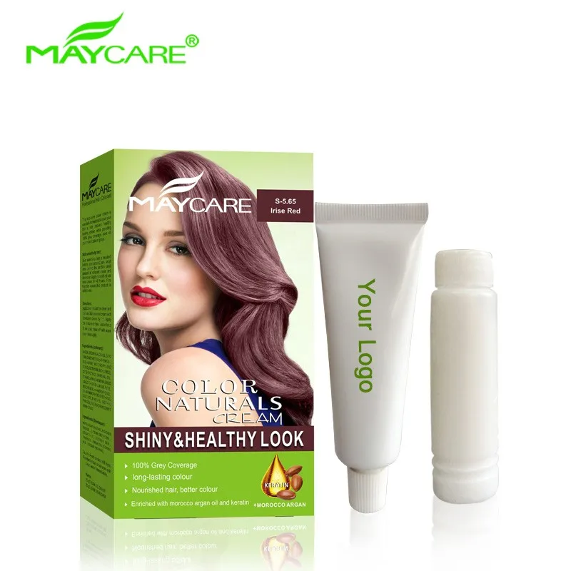 Anti-allergy No Ammonia No PPD super black hair color cream organic hair color spray