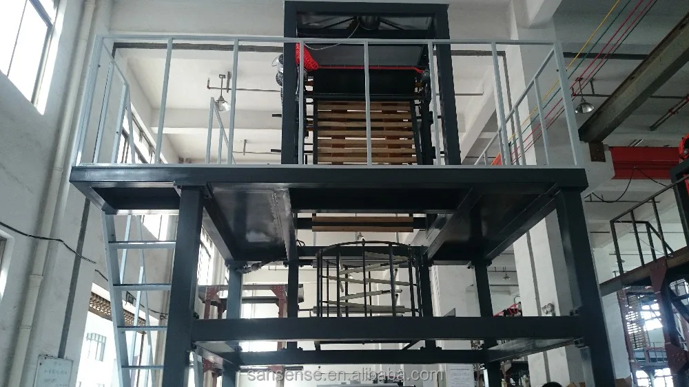 2 Layers ABA Die head Film Extrusion Machine ,Best quality Polyethylene Film Making Machine