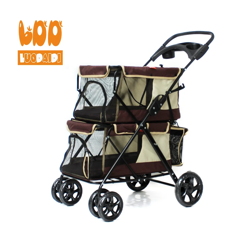 2 bottle holders pet cart pet gear stroller jogger dog stroller for 2 oxford pet trolley
