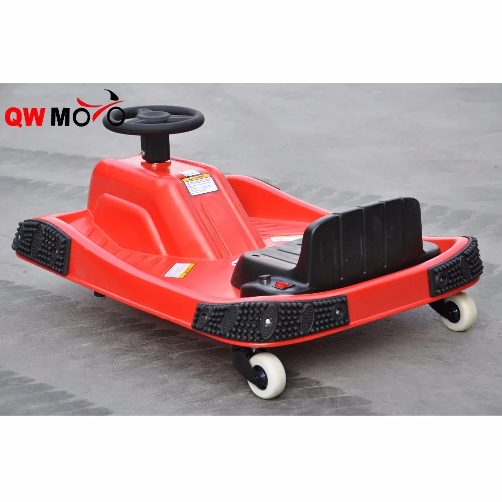 QWMOTO CE 100W Crazy Kart Electric Drift Bumper Cars for kids