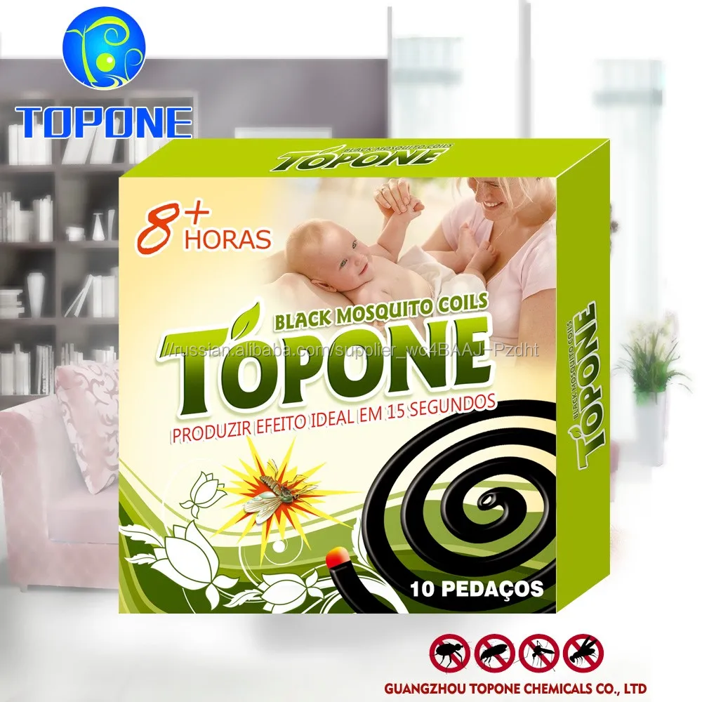 TOPONE Марка 8 H Черный катушки комаров для борьбы с комарами