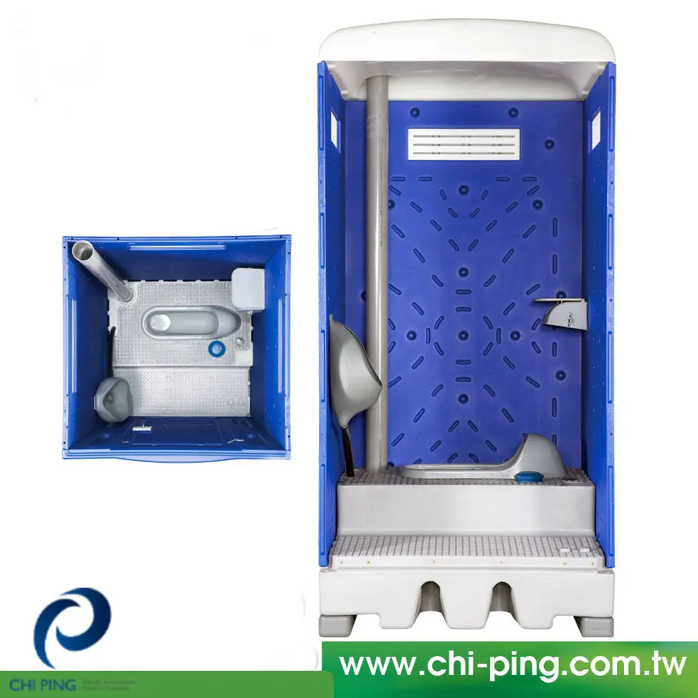 
Long-lasting and UV-R movable building material portable toilet 