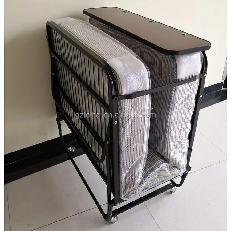 Дешевая металлическая односпальная складная кровать, дополнительная кровать для отеля и дома