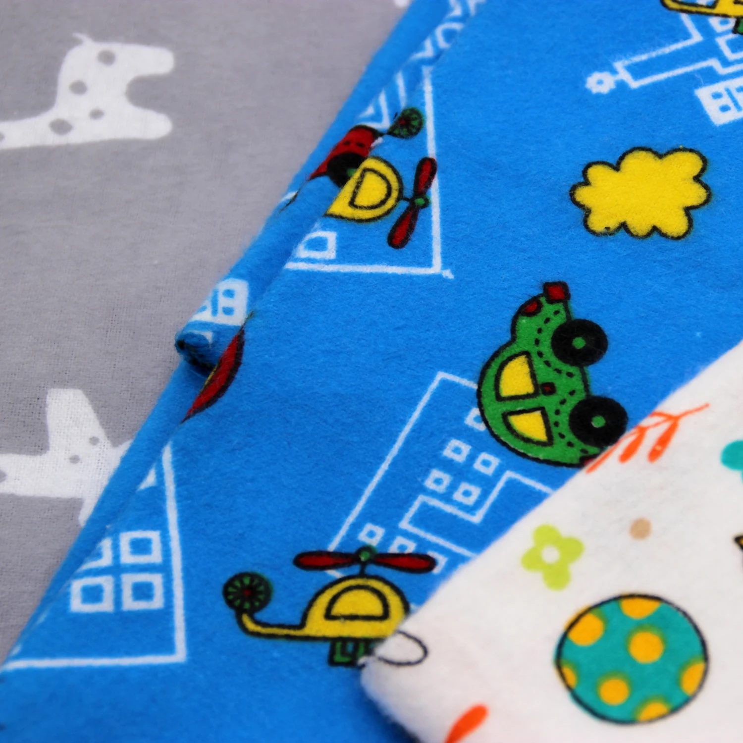 China factory cotton fabric flannel baby fabric