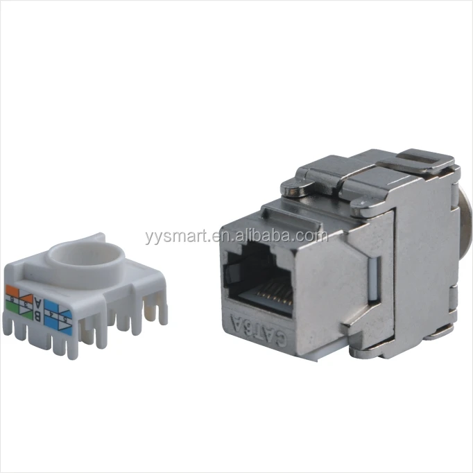  CAT6a CAT7 STP Tooless Keystone
