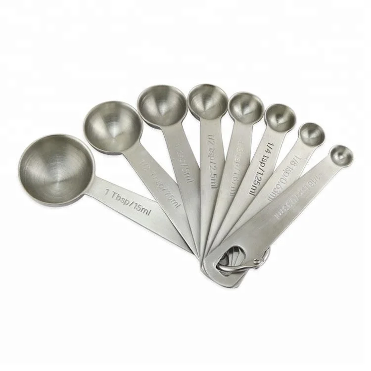
Newest Product 8pcs Stainless Steel Coffee Measuring Spoons 