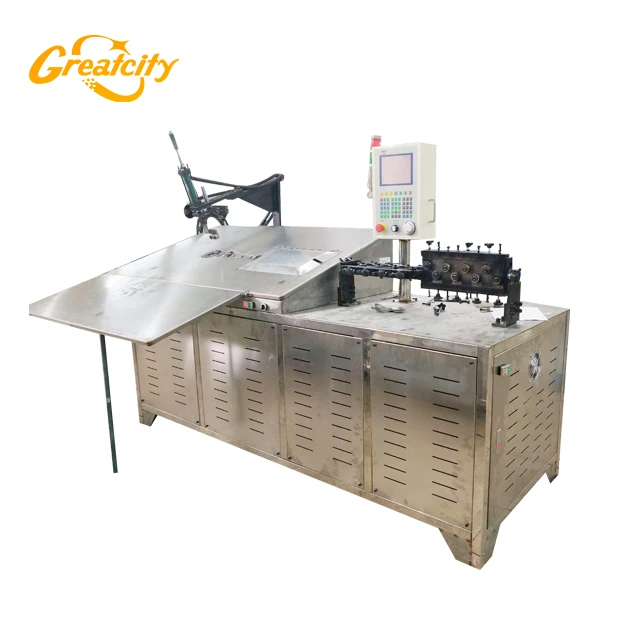 High speed output 2d CNC iron wire forming machine price/stainless steel wire bending machine