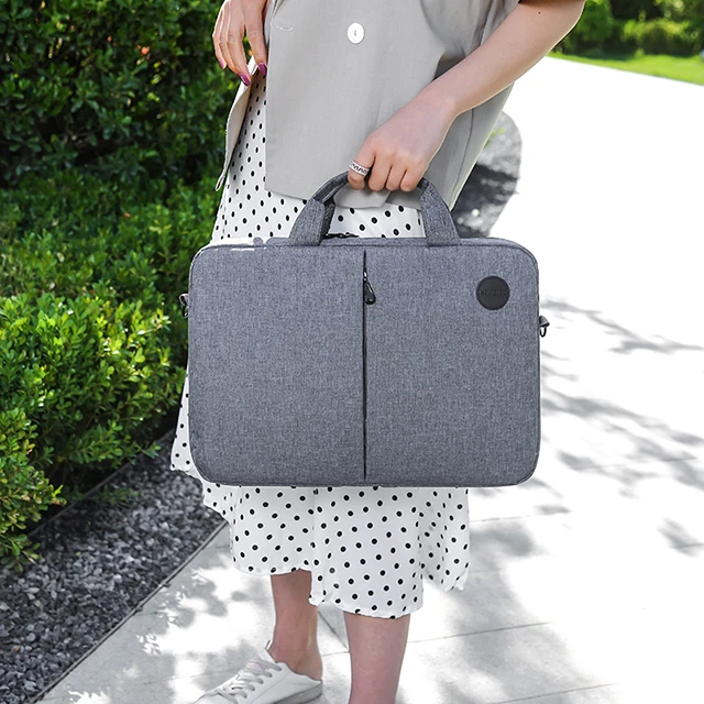 Оптовая продажа; Высокое качество; Модный водонепроницаемый; Ширина плеч; Длина рукава нейлон 15-дюймовый ноутбук сумка Бизнес Документ сумки из натуральной кожи