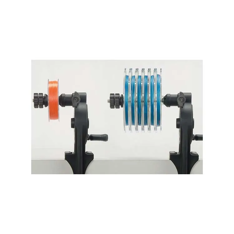 Safety three ball bearings  fishing line counter reel for single spool and coupling spool use