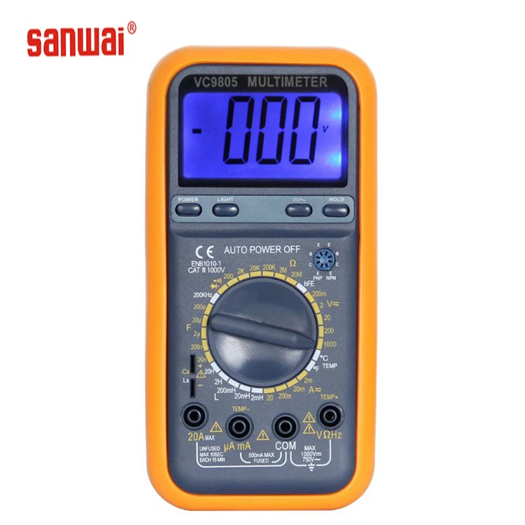 low price digital multimeter VC9805 digital multimeter